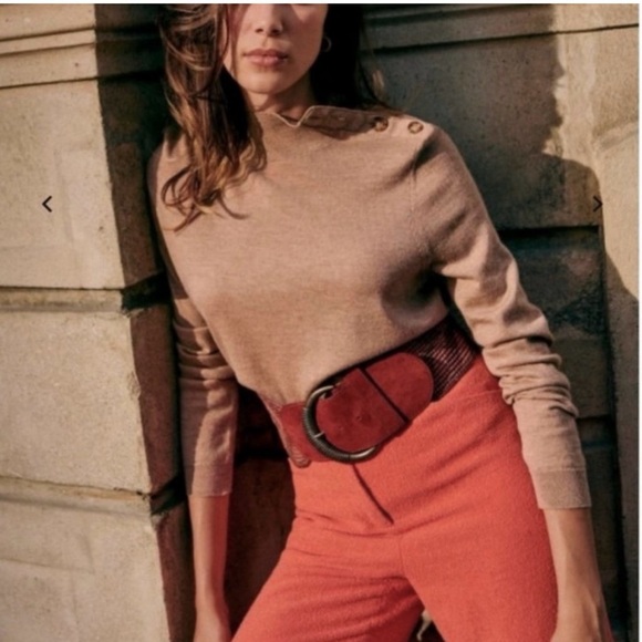 Sezane Sweaters - Sezane Jacob Merino Wool Long Sleeve Pullover sweater